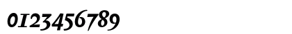 Biblon OT Bold Italic Numeric Preview