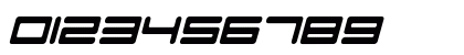 F-Zero GX Venue Font Italic Preview