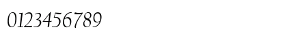 FBCalifornian Italic Numeric Preview