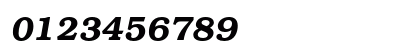 BookmanC Bold Italic Numeric Preview