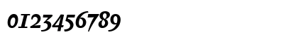 Biblon Bold Italic Numeric Preview