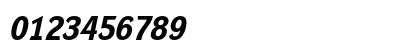 DynaGrotesk R Bold Italic Numeric Preview