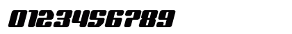 Quasar Pacer Expanded Italic Expanded Italic Numeric Preview