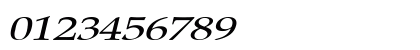 PaduaExtended Italic Numeric Preview