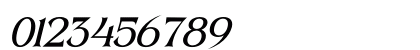 BEQINER Italic Numeric Preview