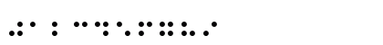 RNIB Braille Regular Preview