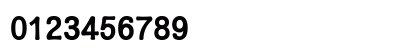 ￿￿<￿̴ Regular Numeric Preview