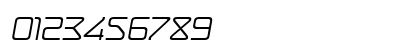 Hydrogen Italic Numeric Preview