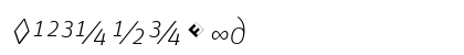 Unit-ThinItalicTFExpert Regular Preview