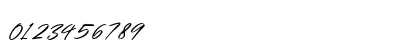 Grand Paradiso Script Regular Numeric Preview