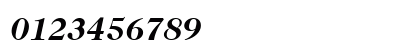 CaslonTwoTweFourITC Bold Italic Numeric Preview