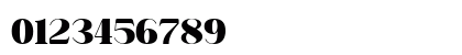 British Classical Demo Black Regular Numeric Preview