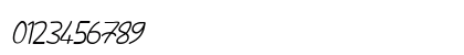 You're Still The One Italic Numeric Preview