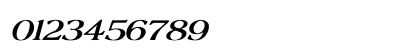 Shale Bold Italic Numeric Preview