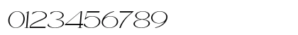 Cellofy Thin ExtExp Ita Italic Numeric Preview