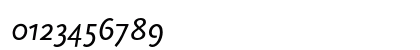 Scala Sans Regular SC Italic Numeric Preview