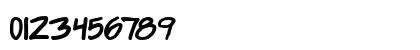 Super Webcomic Bros. Bold Italic Numeric Preview