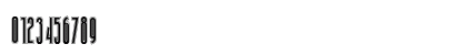 Andiron Outline NF Regular Numeric Preview