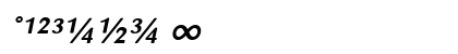 Sari Bold Italic Numeric Preview