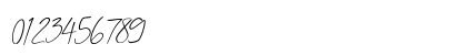 Stthomas Script Regular Numeric Preview