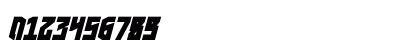 WHAPER Italic Numeric Preview