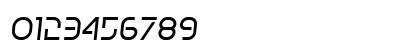 Olga Light Italic Numeric Preview