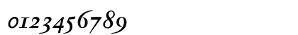 Jannon Text Med OSF Italic Numeric Preview