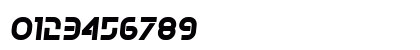 Olga Bold Italic Numeric Preview