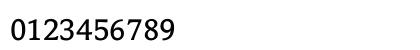 Avance Regular SC Numeric Preview