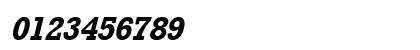 Rodeo Bold Italic Numeric Preview