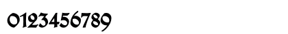 TypographerGotisch D Bold Numeric Preview