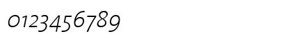 TheMix Italic Numeric Preview