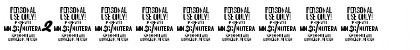 Notera 2 PERSONAL USE ONLY Black Font