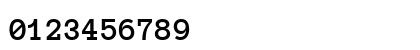 Anonymous Pro Bold Numeric Preview
