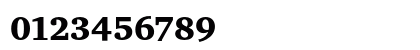 CharterITCBlack Regular Numeric Preview