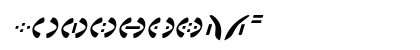 Zeta Reticuli Italic Italic Numeric Preview