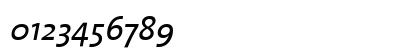 TheMix Italic Numeric Preview