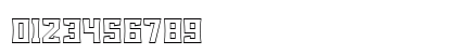 Bodax Outline Regular Numeric Preview