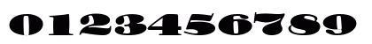 Ozwald ITC Regular Numeric Preview