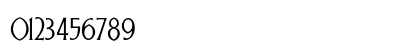 Luther Fonts Numeric Preview