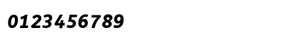 HarmonyText BoldItalic Numeric Preview