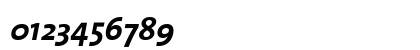 TheMix Bold Italic Numeric Preview