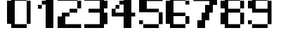 8-bit pusab Regular Numeric Preview