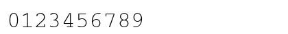 .VnCourier Normal Numeric Preview
