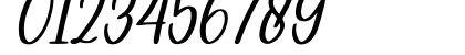 hello bella italic Italic Numeric Preview