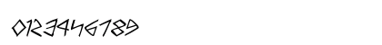 Rune Slasher Expanded Italic Expanded Italic Numeric Preview