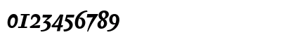 BiblonCaps Bold Italic Numeric Preview