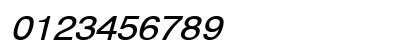 HelveticaExtObl-Normal Regular Numeric Preview