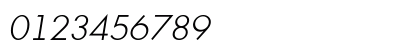 a_FuturicaBs LightItalic Numeric Preview
