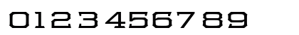 Samton Extra Extended Numeric Preview